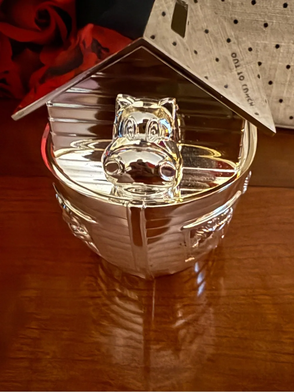 Things Remembered Silver Metallic Noah’s Ark Money Bank